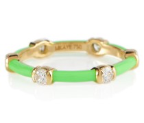 Melissa Kaye Ring Zea aus 18kt Gelbgold mit Diamanten
