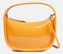 Staud Schultertasche Venice aus Lackleder