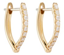 Ohrringe Cristina Small aus 18kt Gold und Diamanten
