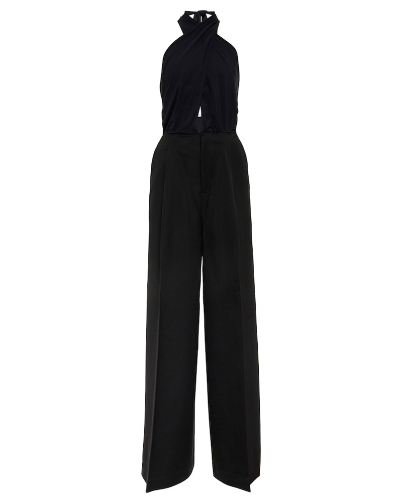 Maison Margiela Damen MM6 Maison Margiela Jumpsuit aus einem Jersey-Wollgemisch