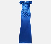 Robe aus Satin