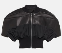 Rick Owens Cropped-Lederjacke
