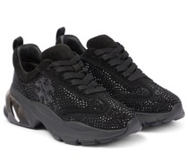 Tory Burch Sneakers Good Luck aus Veloursleder