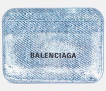 Balenciaga Bedrucktes Kartenetui aus Leder