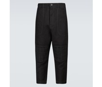 Junya Watanabe Verkuerzte Hose aus Baumwolle