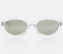 X Oliver Peoples Ovale Sonnenbrille 1969C