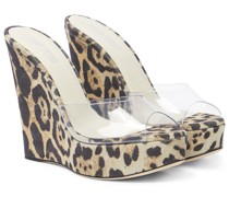 Paris Texas Bedruckte Wedge-Pantoletten