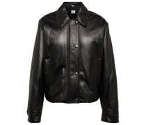 Bestickte Lederjacke