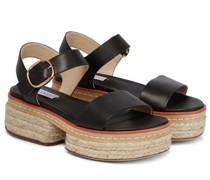 Espadrille-Sandalen Ryka aus Leder