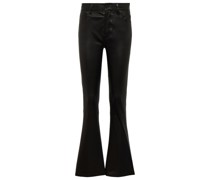 7 For All Mankind Hose Bootcut Tailorless aus Leder