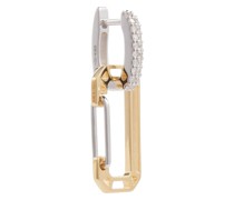 Eera Einzelner Ohrring Chiara Small aus 18kt Gelb- und Weissgold mit Diamanten