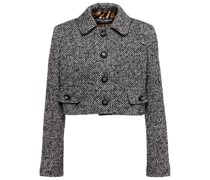 Dolce&Gabbana Cropped-Jacke aus Tweed