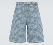 Givenchy Bermuda-Shorts 4G Carpenter aus Denim