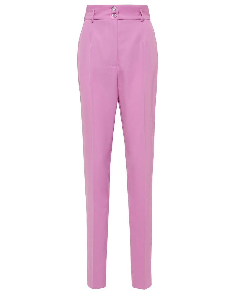 Dolce & Gabbana Damen Dolce&Gabbana High-Rise-Hose mit geradem Bein Dolce & Gabbana Damen Dolce&Gabbana High-Rise-Hose mit geradem Bein