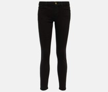 High-Rise Cropped Skinny Jeans