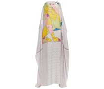 Fendi Maxikleid aus einem Seidengemisch