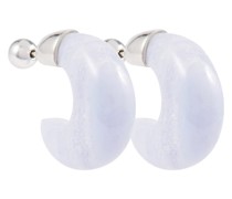 Sophie Buhai Creolen Donut aus Sterlingsilber und Chalcedon