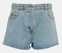 Paco Rabanne High-Rise Jeansshorts
