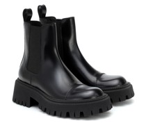 Balenciaga Chelsea Boots Tractor aus Leder