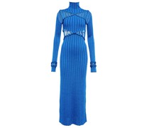 Dion Lee X Braid Midikleid aus Rippstrick