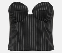 Bustier-Top aus Wolle