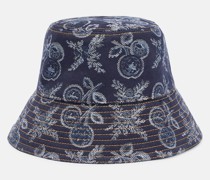 Etro Bedruckter Hut aus Denim