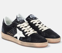 Golden Goose Sneakers Ball Star aus Veloursleder