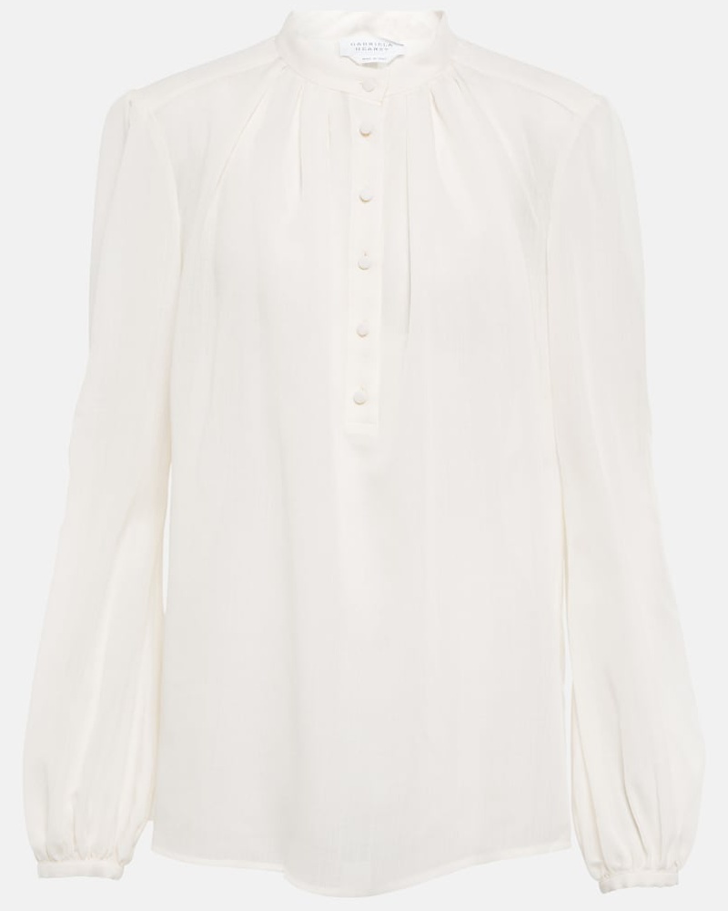 Gabriela Hearst Damen Gabriela Hearst Bluse Birkin aus Wolle und Seide