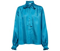 Max Mara Schluppenbluse Lindsey aus Seiden-Twill