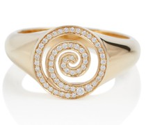 Sydney Evan Ring Nautilus Spiral aus 14kt Gelbgold
