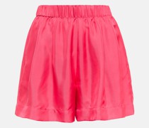 Shorts Zurich aus Seiden-Twill