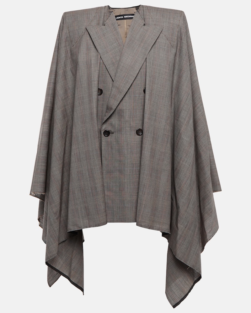 Junya Watanabe Damen Junya Watanabe Minikleid Blazer aus Wolle Junya Watanabe Damen Junya Watanabe Minikleid Blazer aus Wolle