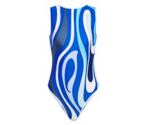Pucci Bedruckter Neckholder-Badeanzug