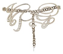 Jean Paul Gaultier Kristallverzierter Guertel Monogram