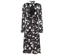 Dries Van Noten Midikleid aus Satin