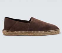 Espadrille Barnes aus Veloursleder