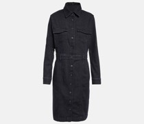7 For All Mankind Hemdblusenkleid Luxe aus Denim
