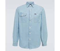 Hemd aus Baumwoll-Chambray