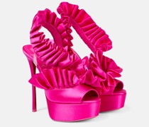 Christian Louboutin Sandalen Froufrou Alta 150 aus Satin