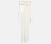 Khaite Maxikleid Cyra aus einem Baumwollgemisch
