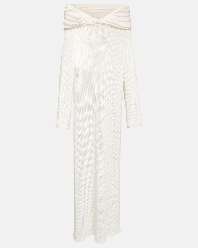 KHAITE Damen Khaite Maxikleid Cyra aus einem Baumwollgemisch KHAITE Damen Khaite Maxikleid Cyra aus einem Baumwollgemisch