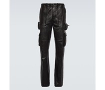 Cargohose aus Leder