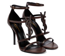 Saint Laurent Sandalen Cassandra 100 aus Leder
