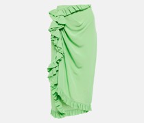 Dries Van Noten Midirock aus Crepe