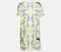 Tory Burch Bedrucktes Minikleid aus Seide