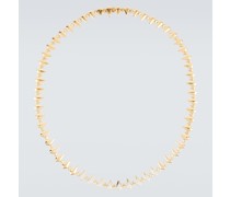 Rainbow K Halskette Shark aus 14kt Gelbgold mit Diamanten