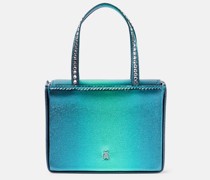 Verzierte Tote Superamini Gilda aus Metallic-Leder