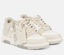 Off-White Sneakers Out Of Office aus Leder