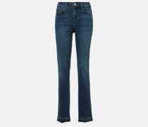 High-Rise Straight Jeans