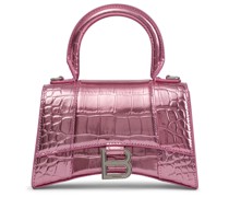 Balenciaga Schultertasche Hourglass XS aus Leder